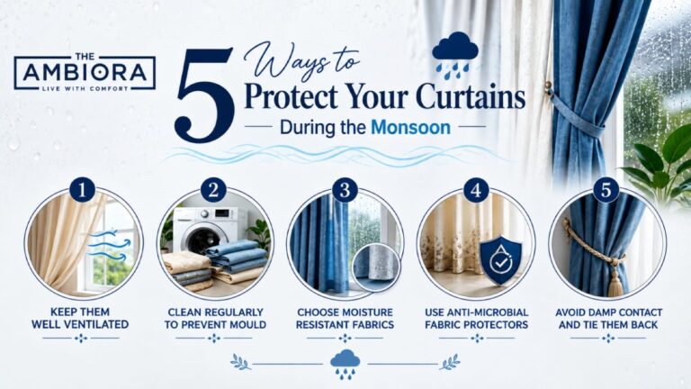 5 Ways to Protect Your Curtains During the Monsoon