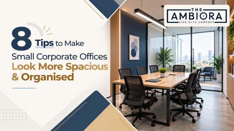 8 Tips to Make Small Corporate Offices Look More Spacious & Organised | The Ambiora