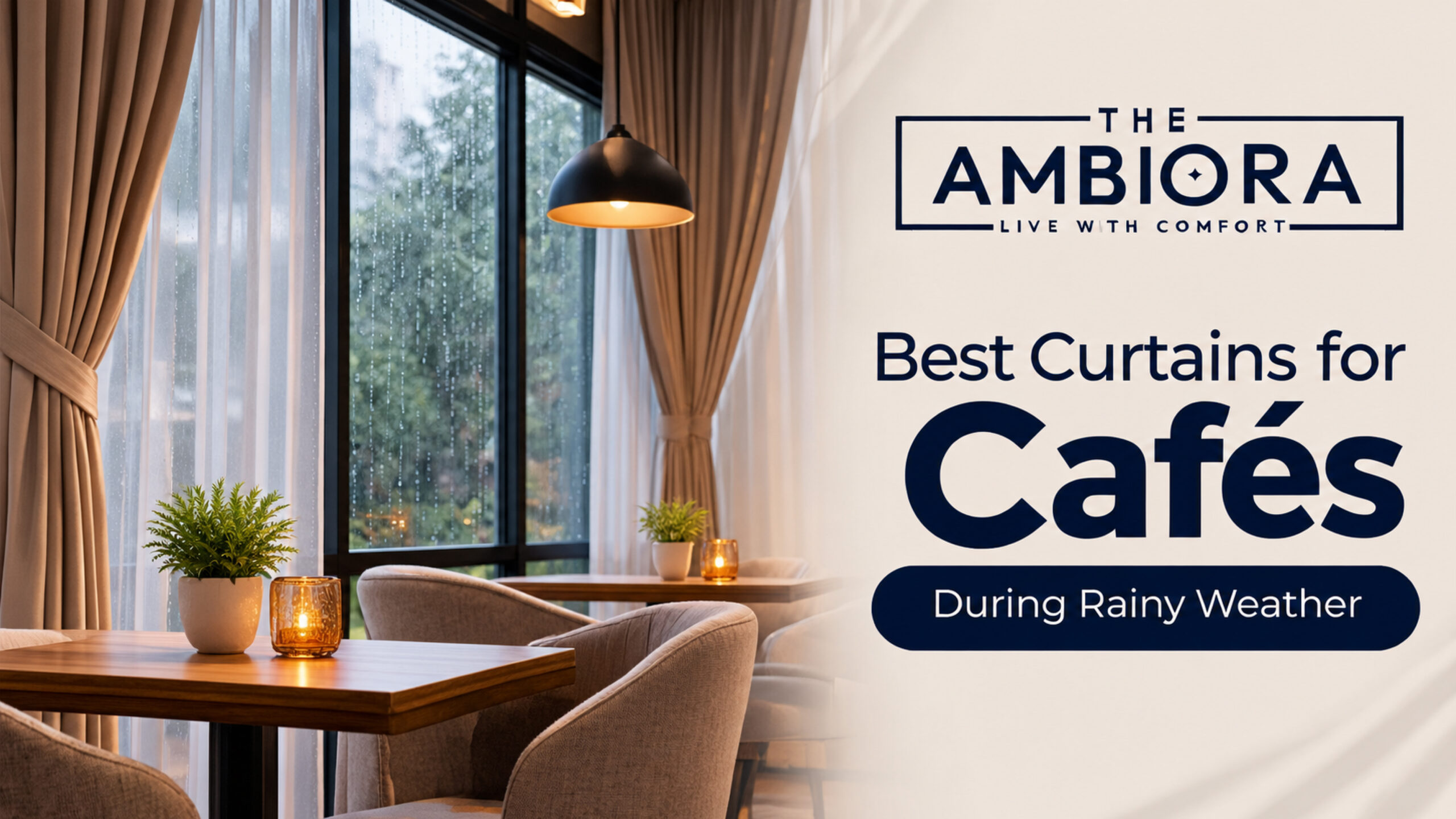 Best Curtains for Cafés During Rainy Weather: Stylish & Practical Choices